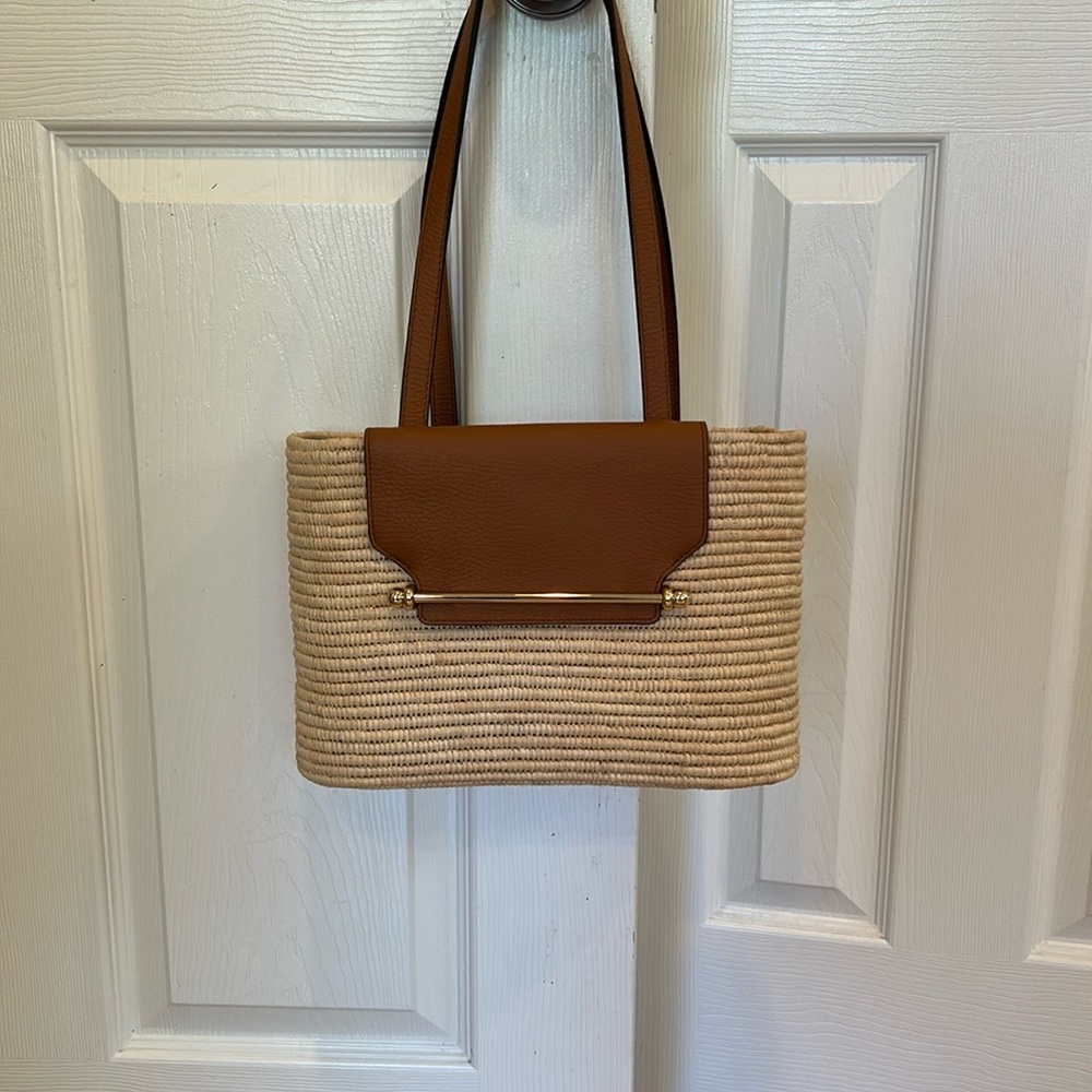 Strathberry Raffia Tote